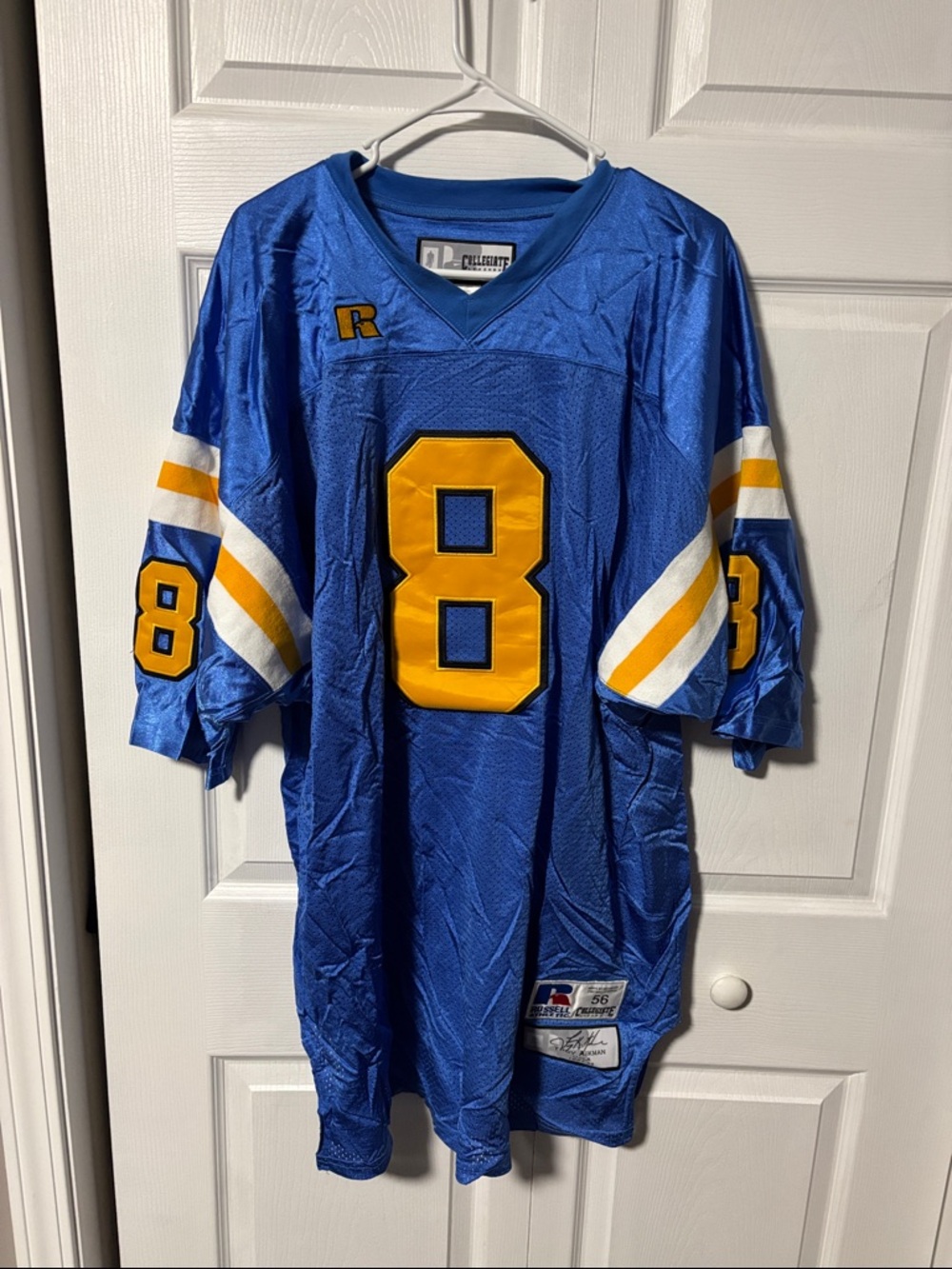 Troy Aikman “rare” #8 UCLA Bruins Jersey in Blue.